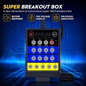OBD2 Breakout Box Detector de Protocolo OBDII Automático 16 Pines CAN Bus Prueba Breakout EE. UU. - Imagen 1 de 15