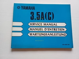 Yamaha Motore Fuoribordo 3.5A 1976 manuale officina riparazione originale - Bild 1 von 7