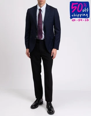 Chaqueta Blazer Hackett de Sarga de Lana PVP €415 Talla 40R / 50R / M Hombros Acolchados Foto 1 de 4