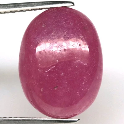 17.53 CT. Heated Red Ruby Madagascar Oval Cabochon 13 x 17 mm. - Image 1 of 4