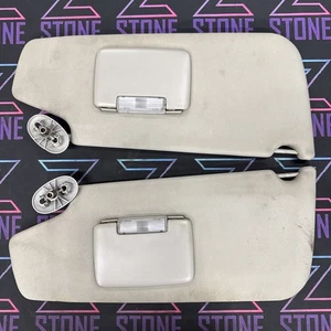 2006-2010 Jeep Commander XK Sun Visors Pair Grey Gray - Picture 1 of 6