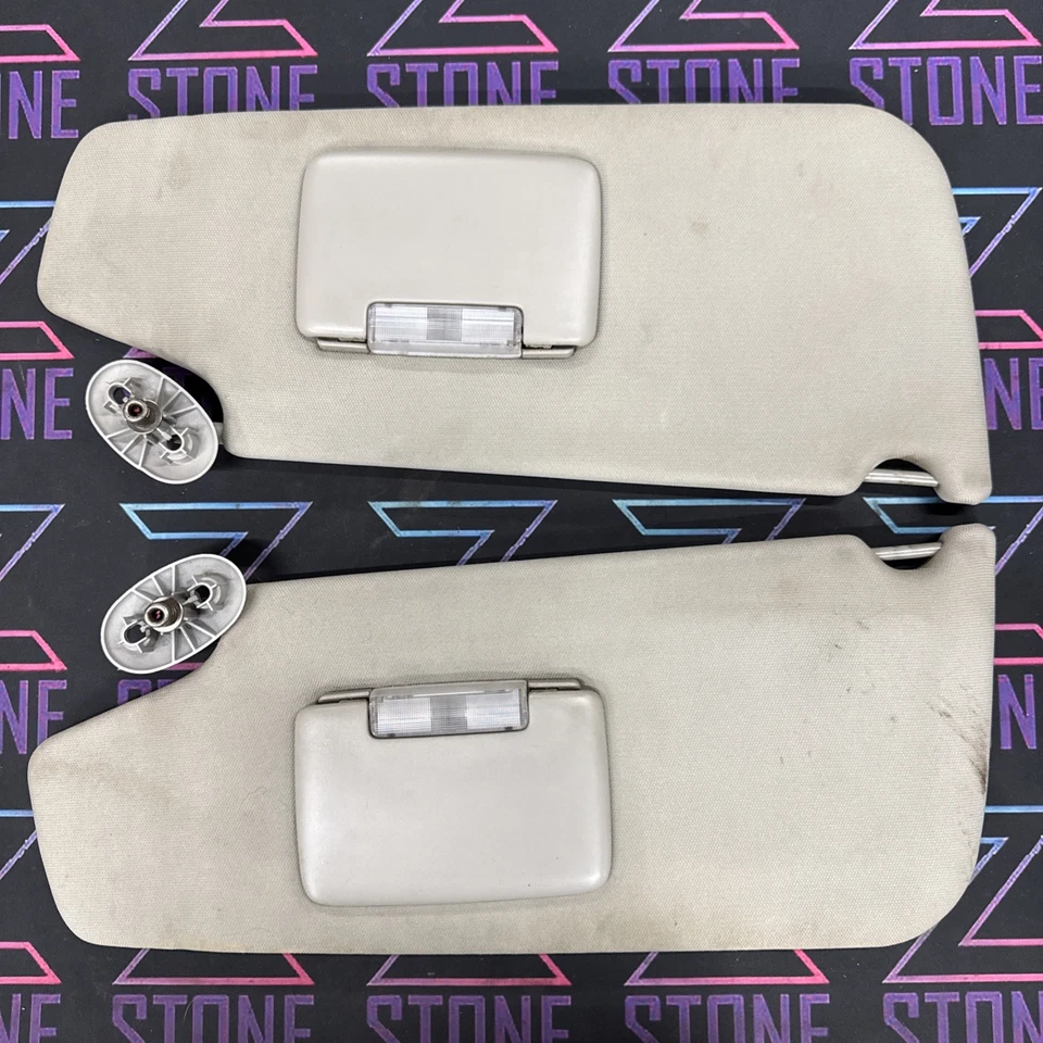 2006-2010 Jeep Commander XK Sun Visors Pair Grey Gray - Image 1 of 4