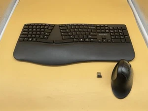 Kensington Pro Fit Ergo Wireless Keyboard, Mouse, K75406US, WORKS PERFECTLY EUC - Picture 1 of 11