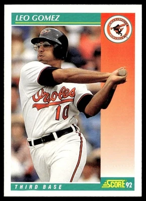 1992 Score Leo Gomez Baltimore Orioles #240 - Image 1 of 2