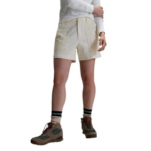 C253 $58 Alpine Design High Rise 5” Shorts Women's Mixed Fabric Off White 10 NWT - Picture 1 of 3