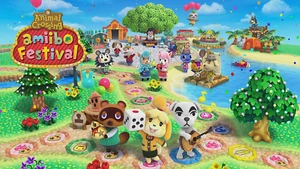 Animal Crossing: Amiibo Festival (Nintendo Wii U, 2015) with Cards - Tested - Picture 1 of 1