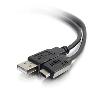 C2G 28872 USB 2.0 USB-C to USB-A Cable M/M, 10 Foot, Black - Picture 1 of 1