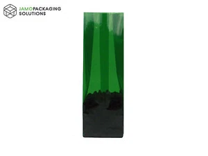 Green Transparent Heat Seal Gusset pouch/bag with clear block bottom gift food - Picture 1 of 8
