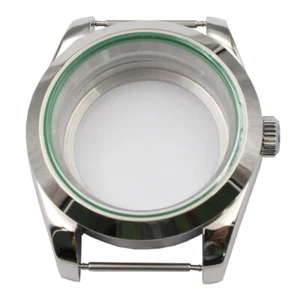 39mm watch case sapphire glass Stainless steel Case fit NH35 NH36 movement - Picture 1 of 3