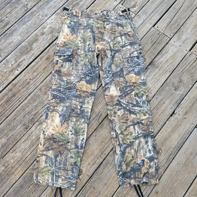 复古 Guide Gear Superflauge By Lynch 尺寸 XL 迷彩工装裤 6 口袋 — 第 1/4 张图片