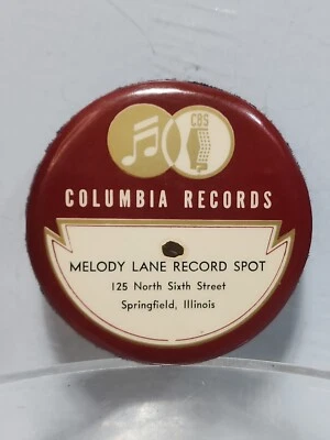 1930s CBS Columbia registro de celulóide espanador escova limpador fonógrafo publicidade - Imagem 1 de 4