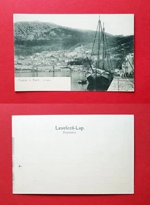 AK BAKRA in Kroatien um 1900 Im Hafen mit Fischerboot    ( 39605 - Bild 1 von 1