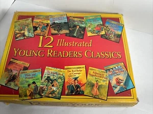 Young Readers Classics 12 Illustrated Books Great For reading at home vintage - Picture 1 of 6