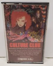Culture Club Vintage Audio Cassette Waking Up With The House On Fire Music RARE