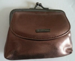 Ladies Buxton Mettalic Coin Purse, Copper - Picture 1 of 5