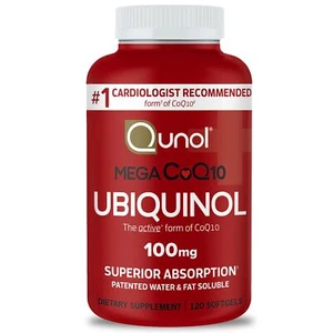 Qunol Mega CoQ10 Softgels, 100 Mg, 120 Count - Picture 1 of 4