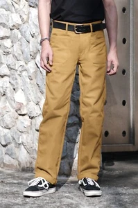 Simple&Raw Union Canvas Chino Pants Straight-Leg - Picture 1 of 6