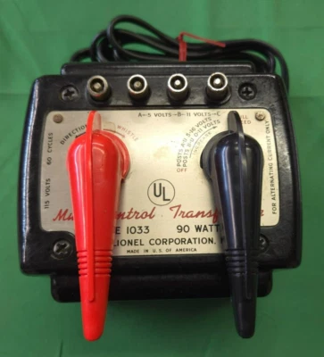 TRANSFORMADOR MULTICONTROL LIONEL 1033 90 VATIOS REACONDICIONADO Foto 1 de 4