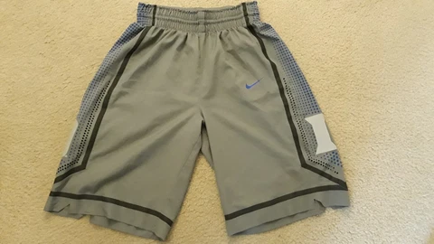 Nike Duke Blue Devils Basketball shorts mens medium gray Cover