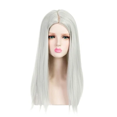 Onedor 20 Inches Natural Straight Long Synthetic Hair Women Full Cosplay Wig - Image 1 of 3