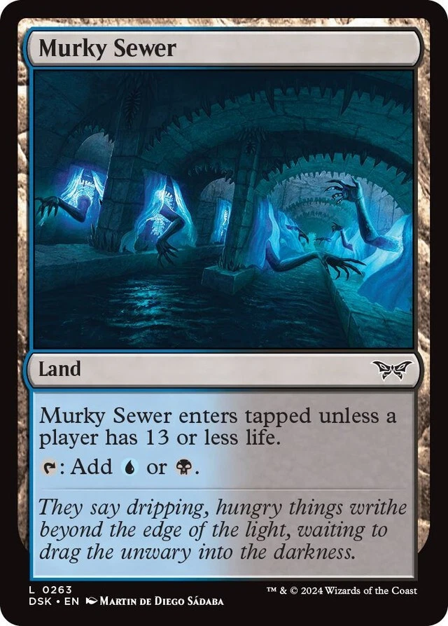 Duskmourn: House of Horror - Murky Sewer - MTG - NM - Image 1 of 1