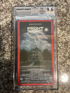 Fright Night VHS 1985, Rewind Certified 9.6 Gem Seal 5 Stars - Imagen 1 de 6