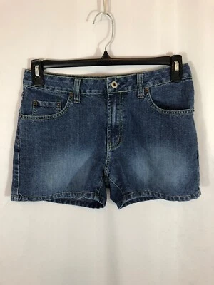 Pantalones cortos de mezclilla Carolina Blues para mujer talla 4 azul tiro medio Foto 1 de 2