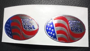 2 Hochwertige Proudly Made in USA Oval Metallic Schlagbrett Folien für Gitarren - Bild 1 von 3