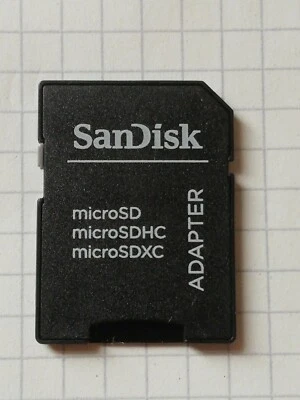 SanDisk microSD microSDHC microSDXC Adapter - Bild 1 von 2