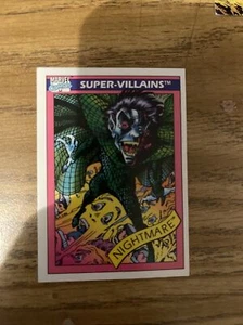 Marvel Comics 1990 trading cards By Impel Marketing #56 Nightmare - Picture 1 of 2