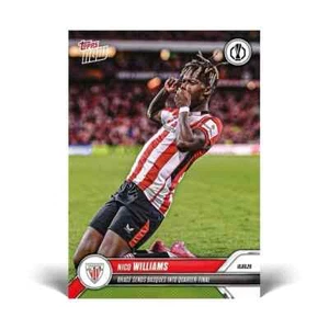 2024-25 UEL EUROPA LEAGUE TOPPS NOW #023 NICO WILLIAMS ATHLETIC CLUB - Imagen 1 de 2