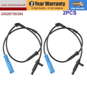 2X Front L&R ABS Wheel Speed Sensor 34526756384 For BMW Mini One R50 52 R53 - Picture 1 of 7