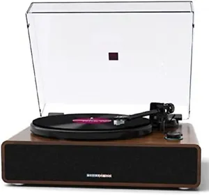 Record Player with Built-in Stereo  Speakers 2 Speed Vinyl Record RCA Output - Picture 1 of 7