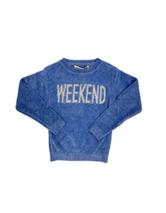 Vintage Havana Chanelle Blue Weekend Sweater | Kids XL | Style KEM4381 | Super S - Picture 1 of 5