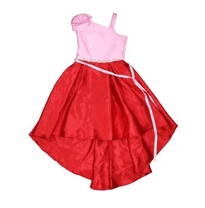 Rare Editions Big Girls 14 One-Shoulder Bow & Jeweled Accented Dress NWT Fuchsia - Picture 1 of 1
