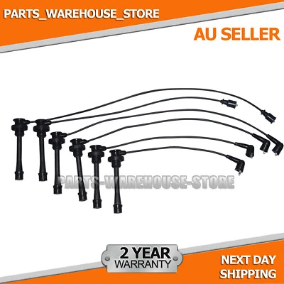 5mm Hi-Temp Resistance Ignition Leads 6PCS For Pajero V6 NL NM NP 1997-2003 - image 1 of 3