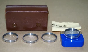 Voigtländer FOCAR-Linsen A, B, C und D in 40,5 mm mit B+W Lederetui - Bild 1 von 7