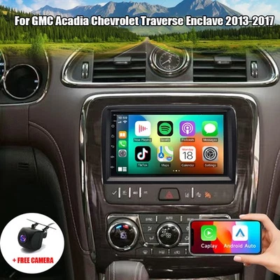 Radio Carplay inalámbrica de 7"" para GMC Acadia Chevrolet Traverse Enclave 2013-2017 Foto 1 de 4