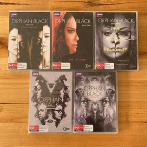 Orphan Black Series 1-5 Complete Set DVD BBC Drama PAL 4 VGC Series 4 is New - Picture 1 of 11