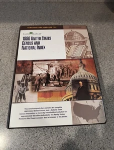 1880 US CENSUS And National Index 55 CDs With OS Genealogy Ancestry - Imagen 1 de 17