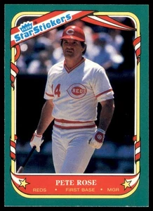 1987 Fleer #102 Pete Rose Star Stickers - Picture 1 of 2