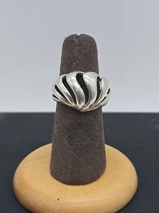 Vintage Kabana Sterling Silver Modernist Ring Size 6 - Picture 1 of 6