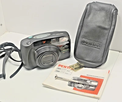 Pentax Zoom 105 super; point & shoot analog; getestet, Sofortstart! - Bild 1 von 4