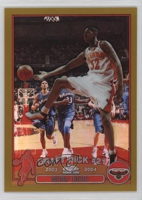 2003 Topps Chrome refrator de ouro /50 Boris Diaw (língua francesa) #131 novato controle remoto - Imagem 1 de 2