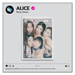K-POP ALICE 2nd Single Album SHOW DOWN CD+60p P.Book+2p P.Card+Post+M.Card - Imagen 1 de 12