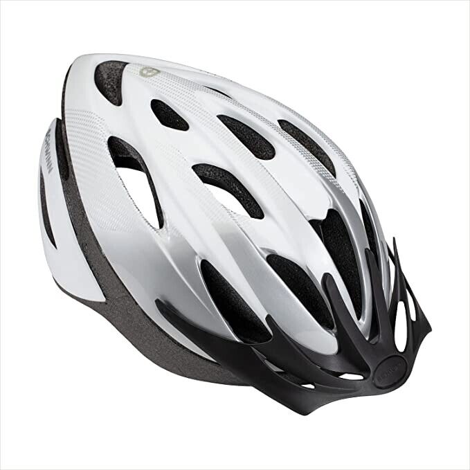 Schwinn Thrasher Bike Helmet, Lightweight Microshell Design, Adult, Carbon 14+