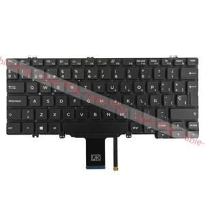 Hiszpańska podświetlana klawiatura do Dell Latitude 5300 5310 5300 2-w-1 5310 2w1 - Zdjęcie 1 z 3