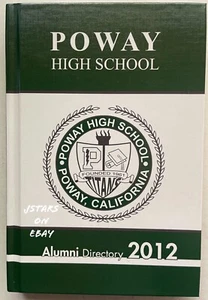 1962 - 2011 POWAY HIGH SCHOOL ALUMNI DIRECTORY with CD, POWAY, CA CALIFORNIA - Picture 1 of 5
