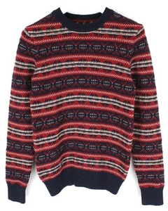 Tommy Hilfiger Sweater Men Small Lambswool Blend Crew Neck Knitted - Picture 1 of 7