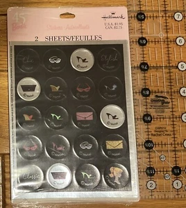 2004 Vintage Hallmark Barbie 45th Anniversary Stickers~NIP~Purse~Shoe~Chic~Class - Picture 1 of 2
